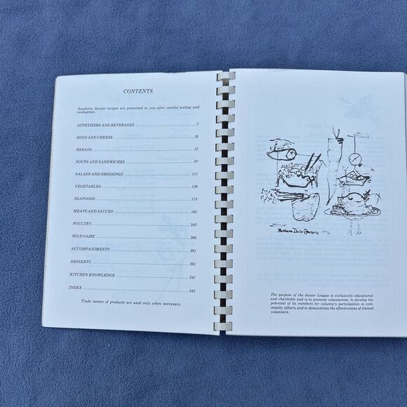 VTG COOKBOOK Southern Accent Junior League Pine Bluff Arkansas 1976/ 1985 6th Ed - Picture 4 of 10